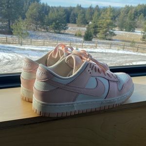 Pink Nike Dunk lows